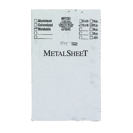 Steelworks SteelWorks 18 in. 12 in. Uncoated Steel Weldable Sheet 11815